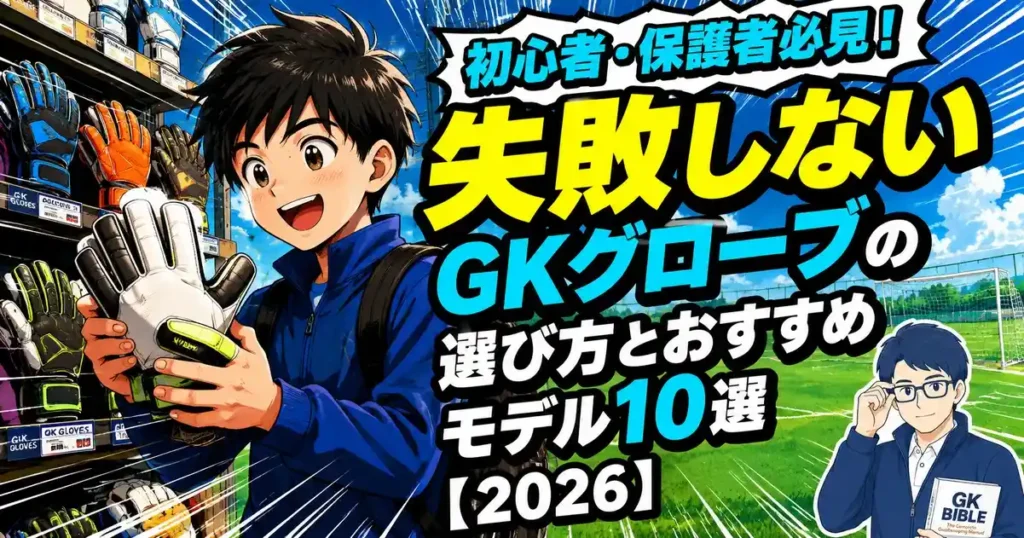 初心者・保護者必見！失敗しないGKグローブの選び方とおすすめモデル10選【2026】