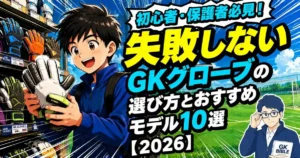 初心者・保護者必見！失敗しないGKグローブの選び方とおすすめモデル10選【2026】